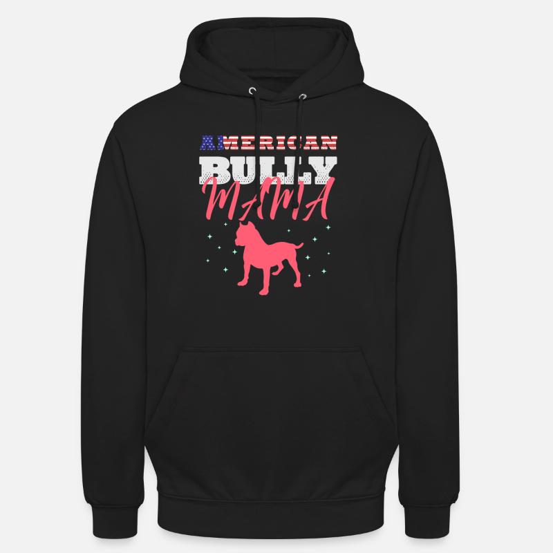 American Bully Bully, Pitbull, - Sweat-shirt à capuche unisexe - noir