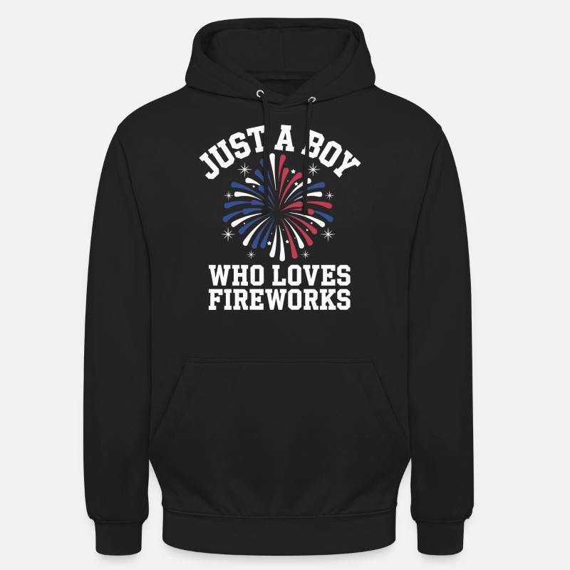 Pyrotechnie Feux d’artifice Pyrotechnie - Sweat-shirt à capuche unisexe - noir