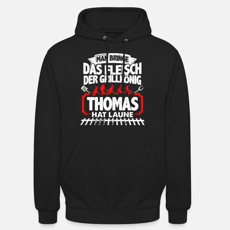 THOMAS - Grill - Unisex Hoodie - Schwarz