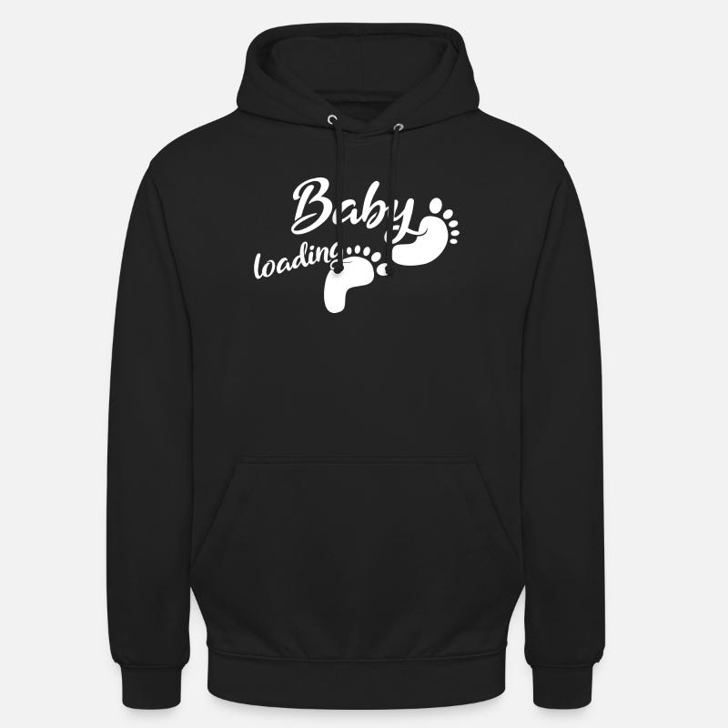 Chargement de bébé - Sweat-shirt à capuche unisexe - noir