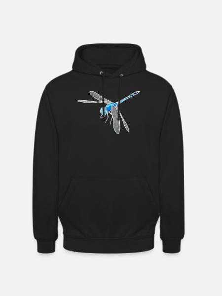 Libellule - Sweat-shirt à capuche unisexe - noir