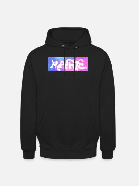 Marie Graffiti Neon Splash - Unisex Hoodie - Schwarz