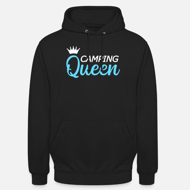 Camping Campen - Sweat-shirt à capuche unisexe - noir