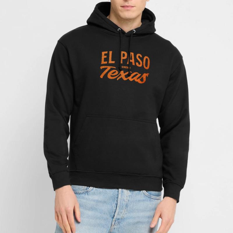 El Paso Texas Script Logo Unisex Hoodie