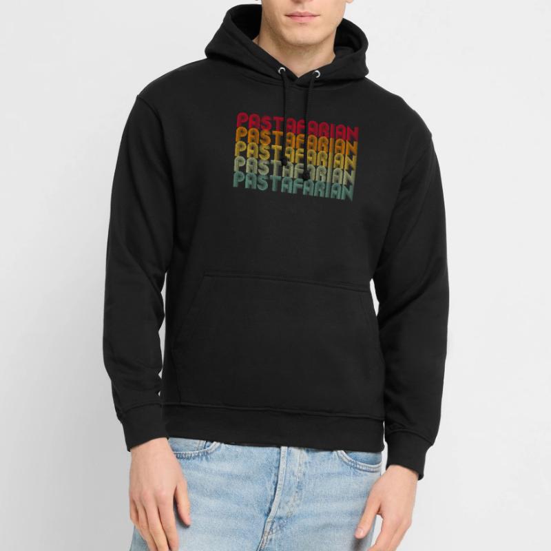 Rainbow Font Stack Pattern Hættetrøje unisex
