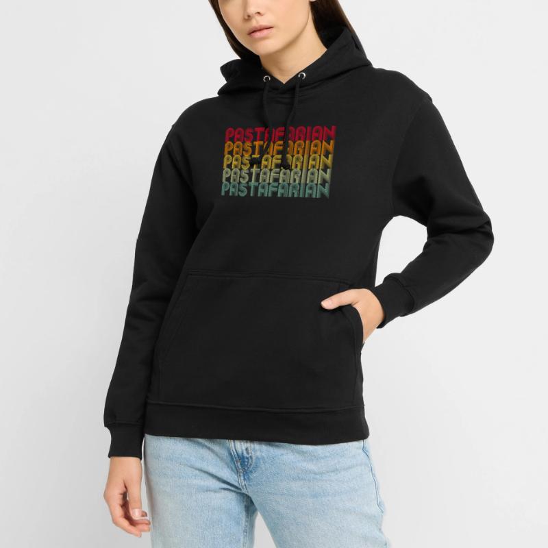 Rainbow Font Stack Pattern Hættetrøje unisex