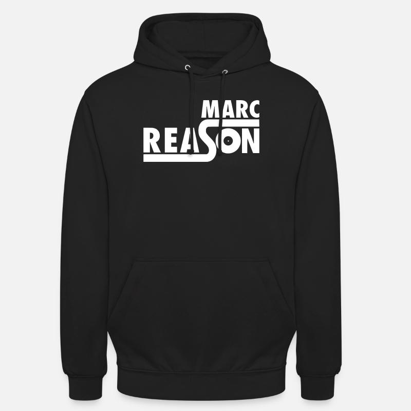 Marc Reason DJ - Sweat-shirt à capuche unisexe - noir
