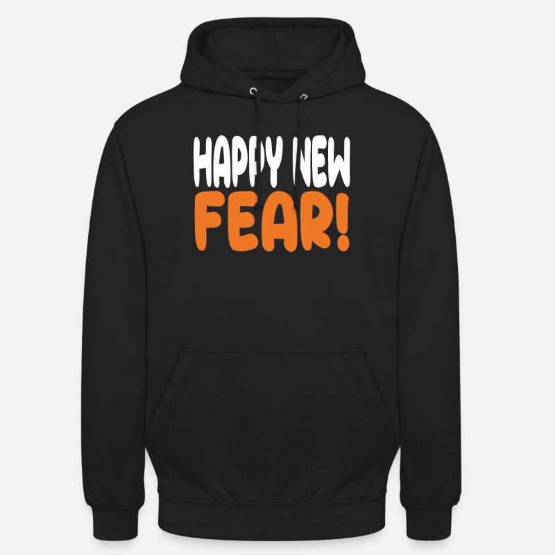 Frohe neue Angst! - Unisex Hoodie - Schwarz