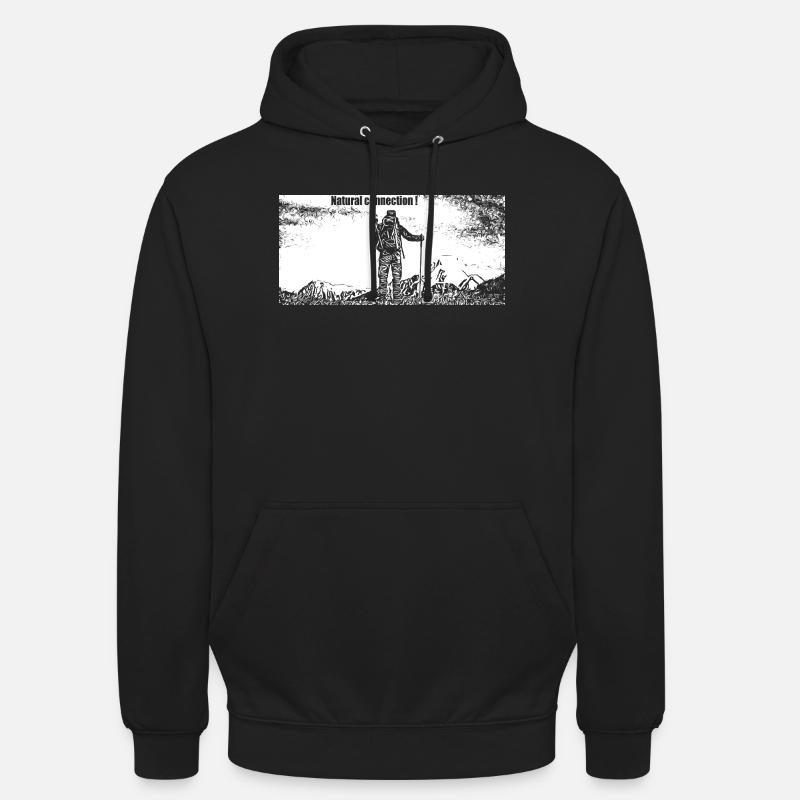 Run and run again - Sweat-shirt à capuche unisexe - noir