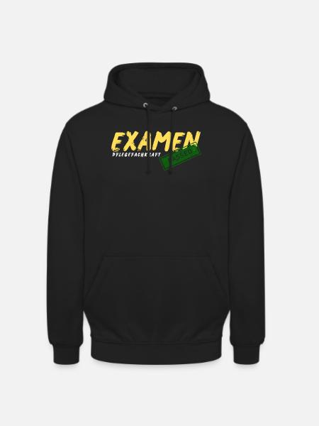 Examen Pflegefachkraft - Unisex Hoodie - Schwarz