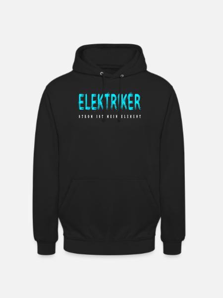Elektriker Handwerker Design - Unisex Hoodie - Schwarz