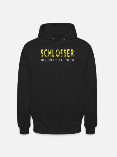Schlosser Handwerker Design - Unisex Hoodie - Schwarz