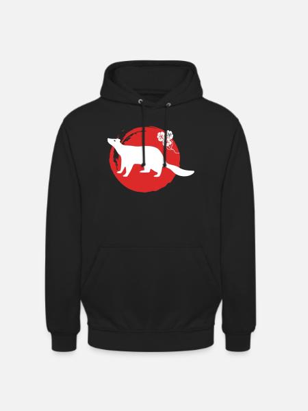 Marten Silhouette Japanese - Unisex Hoodie - black