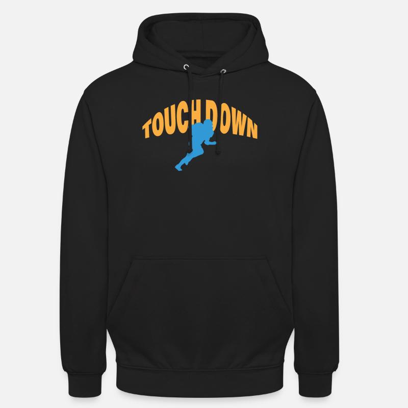 TOUCH DOWN - Unisex Hoodie - black