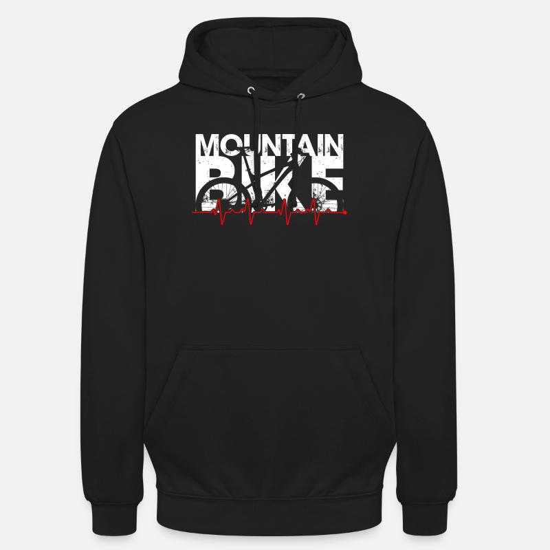 Rythme du VTT - Sweat-shirt à capuche unisexe - noir