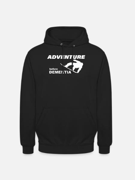 SNOWBOARD ADVENTURE - Unisex Hoodie - black