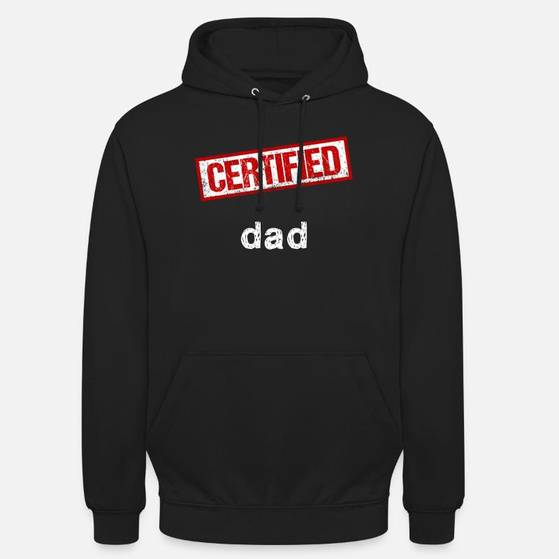 Papa - Sweat-shirt à capuche unisexe - noir