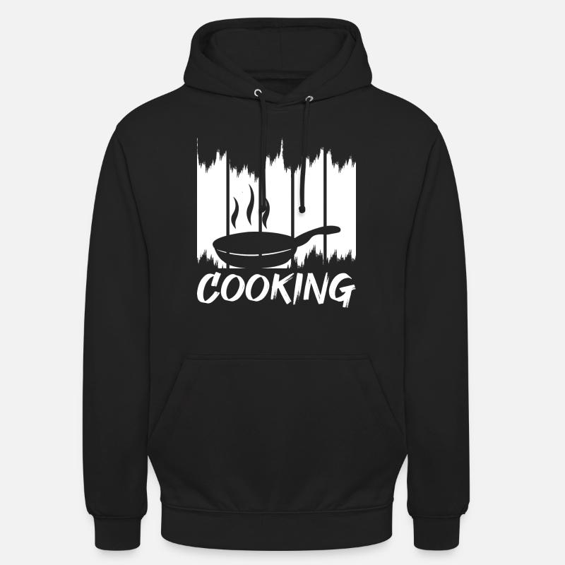 Lustiges Kochen - Unisex Hoodie - Schwarz