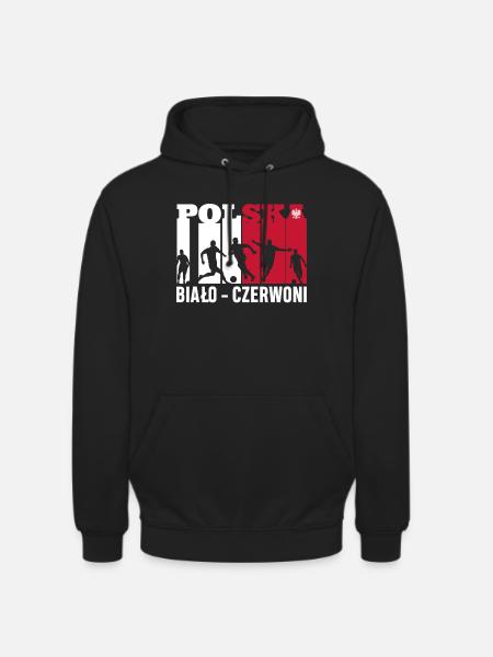Polish football - Unisex Hoodie - black