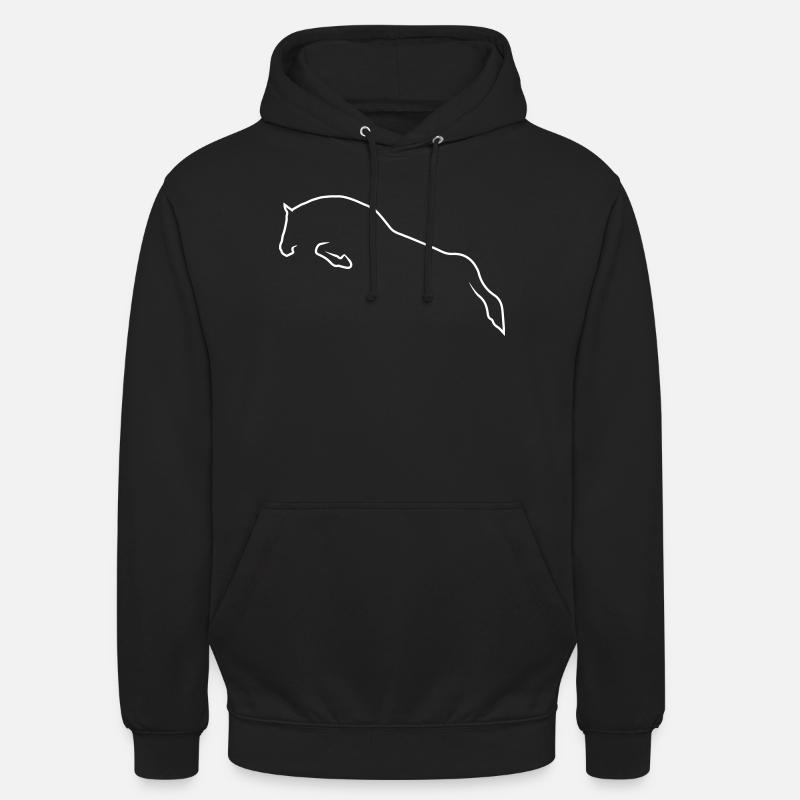 Sauteur - Sweat-shirt à capuche unisexe - noir
