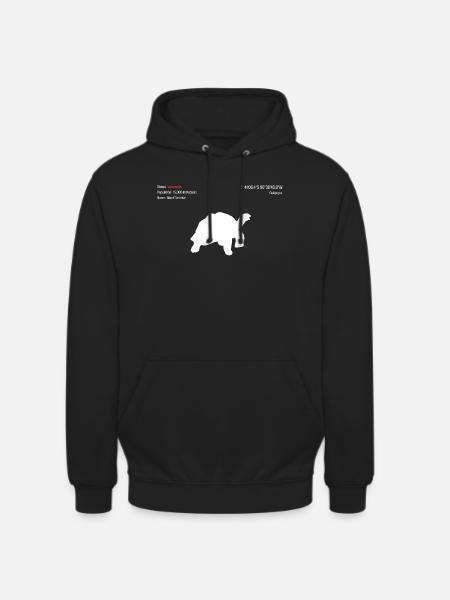 Riesenschildkröte - Unisex Hoodie - Schwarz