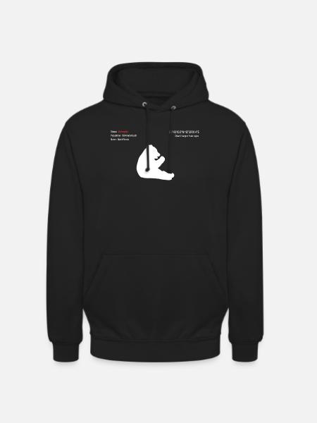 Panda - Unisex Hoodie - black