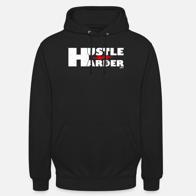 Conception graphique dynamique Bold Lightning - Sweat-shirt à capuche unisexe - noir