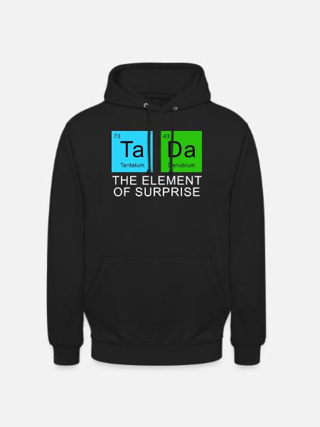 The Element Of Surprise - Unisex Hoodie - black