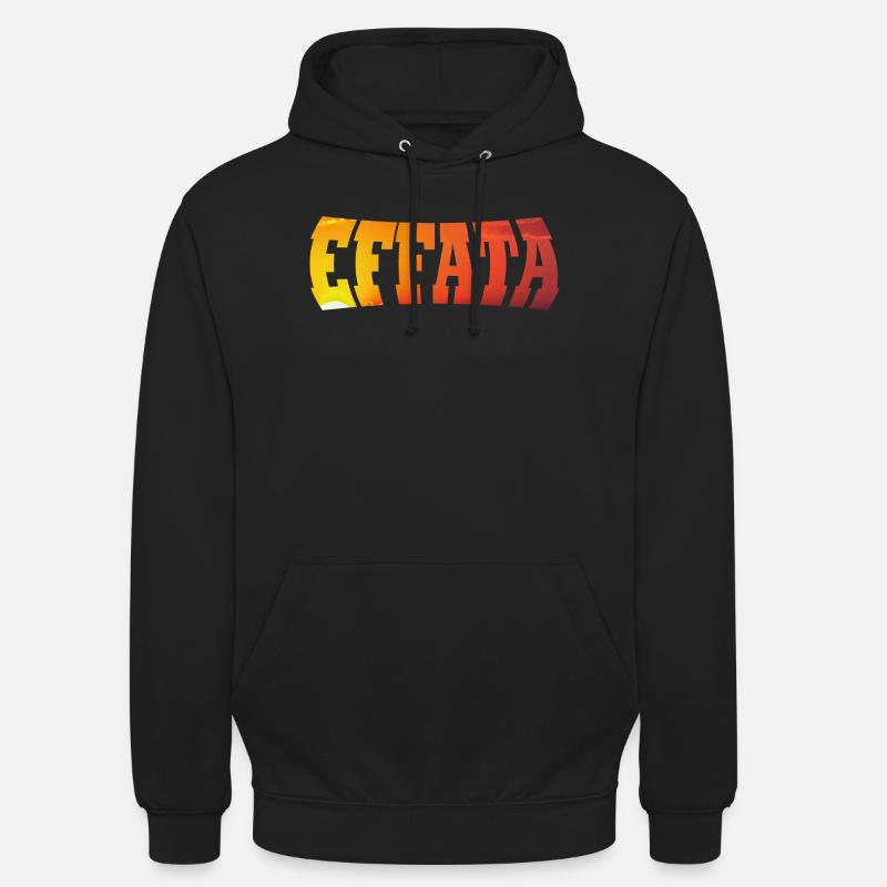 EFFATA - Unisex Hoodie - black