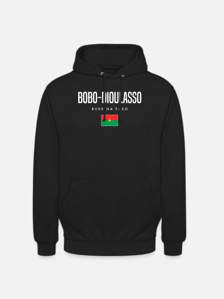 Bobo-Dioulasso, Burkina Faso - Unisex Hoodie - black