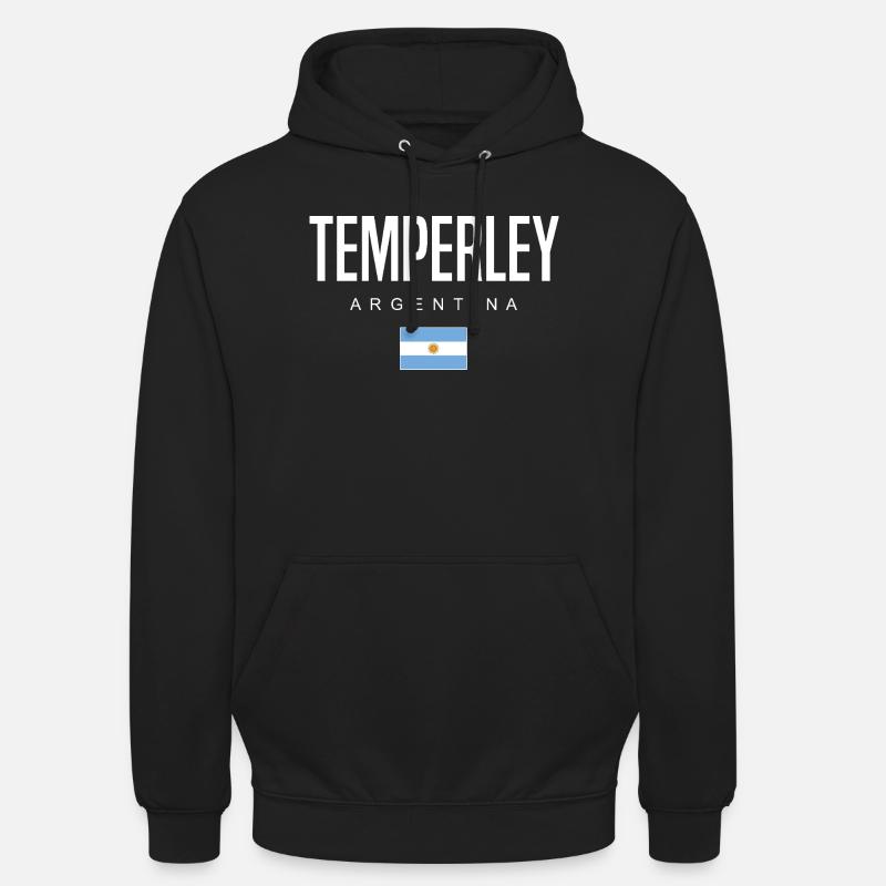 Temperley Argentinien Argentinier - Unisex Hoodie - Schwarz