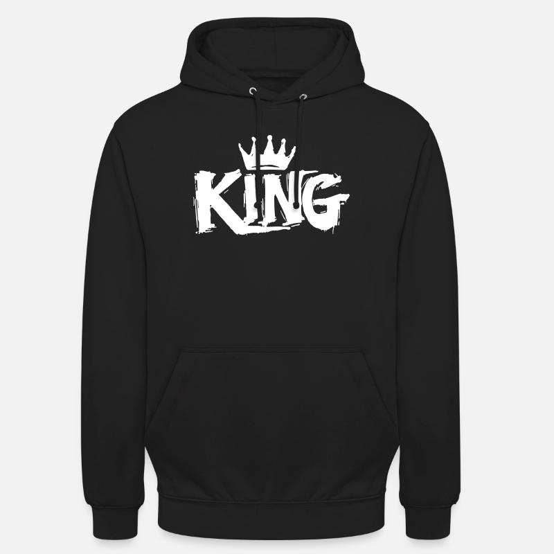 Lettrage King Graffiti - Sweat-shirt à capuche unisexe - noir