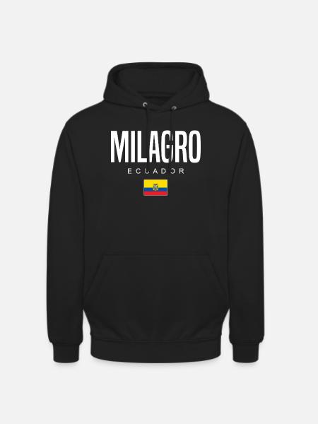 Milagro Ecuador Ecuadorian - Unisex Hoodie - black