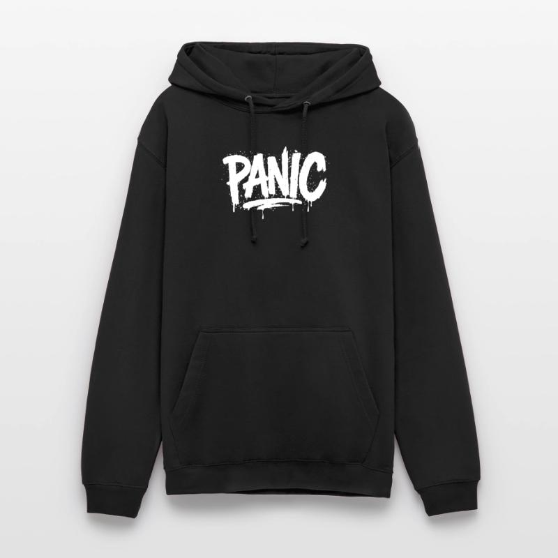 PANIC Expressive Grau-Ästhetik mit Risiko-Bothrin Unisex Hoodie