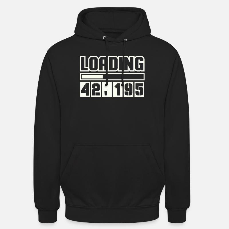 Loading 42,195 Marathon - Unisex Hoodie - black