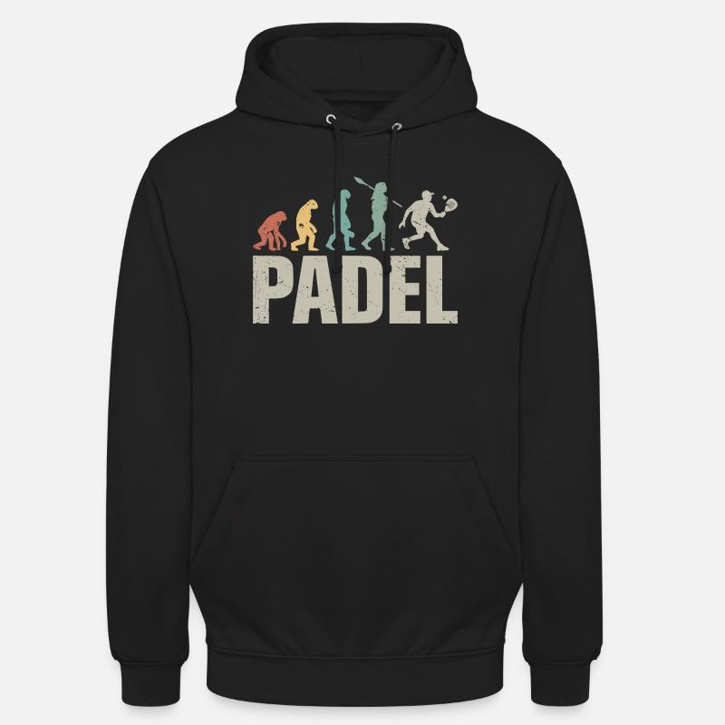 Fun Padel - Padel Evolution - Sweat-shirt à capuche unisexe - noir