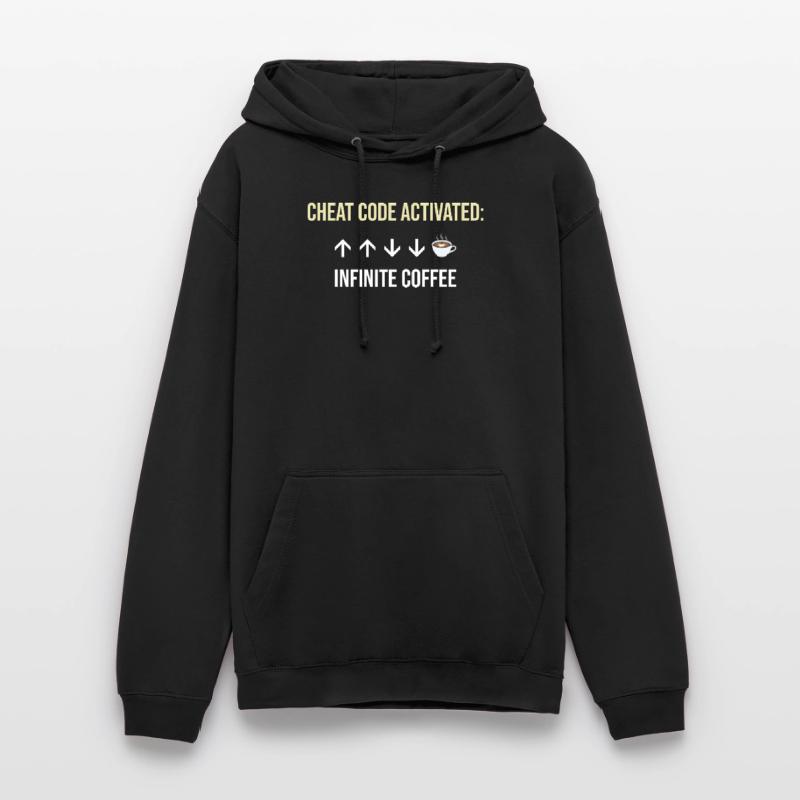 Unendlicher Kaffee Aktiver Cheat-Code Unisex Hoodie