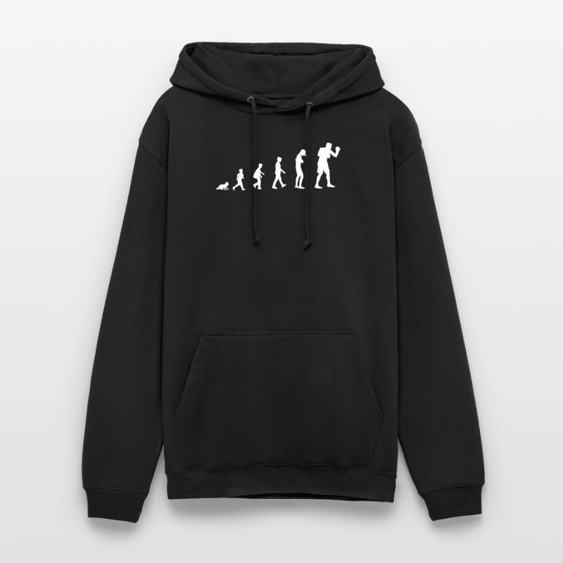 Évolution du bébé au boxer Sweat-shirt à capuche unisexe