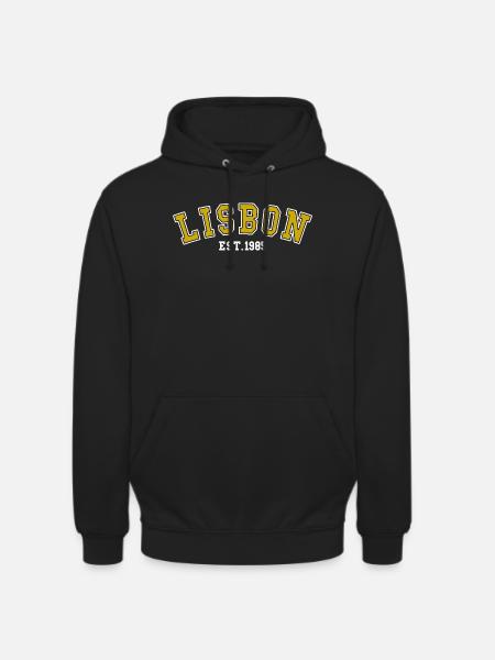 Lisbon Est. 1985 - Unisex Hoodie - black