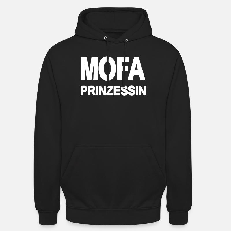 Mobylette - Sweat-shirt à capuche unisexe - noir