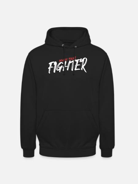 Muay Thai Fighter Shirt - Unisex Hoodie - Schwarz