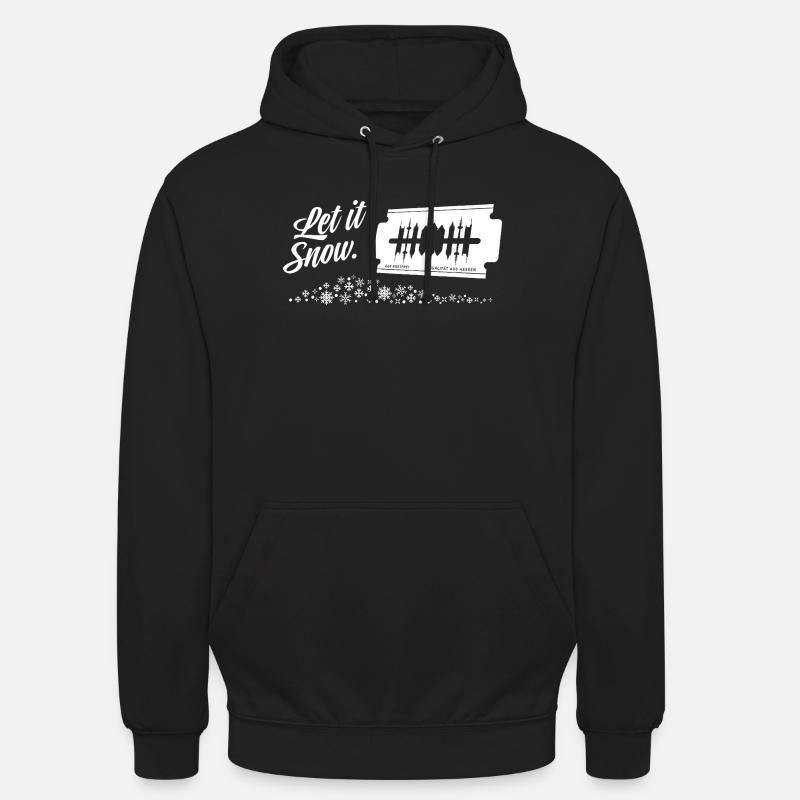 Que neige ! FFM - Sweat-shirt à capuche unisexe - noir
