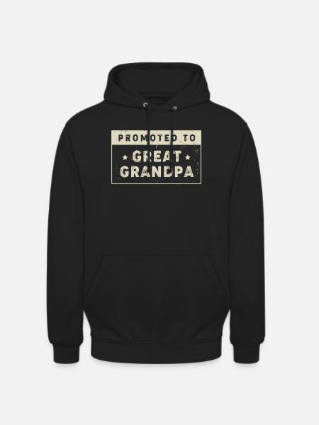 Papy Grand-père Petit-enfant Papy - Sweat-shirt à capuche unisexe - noir