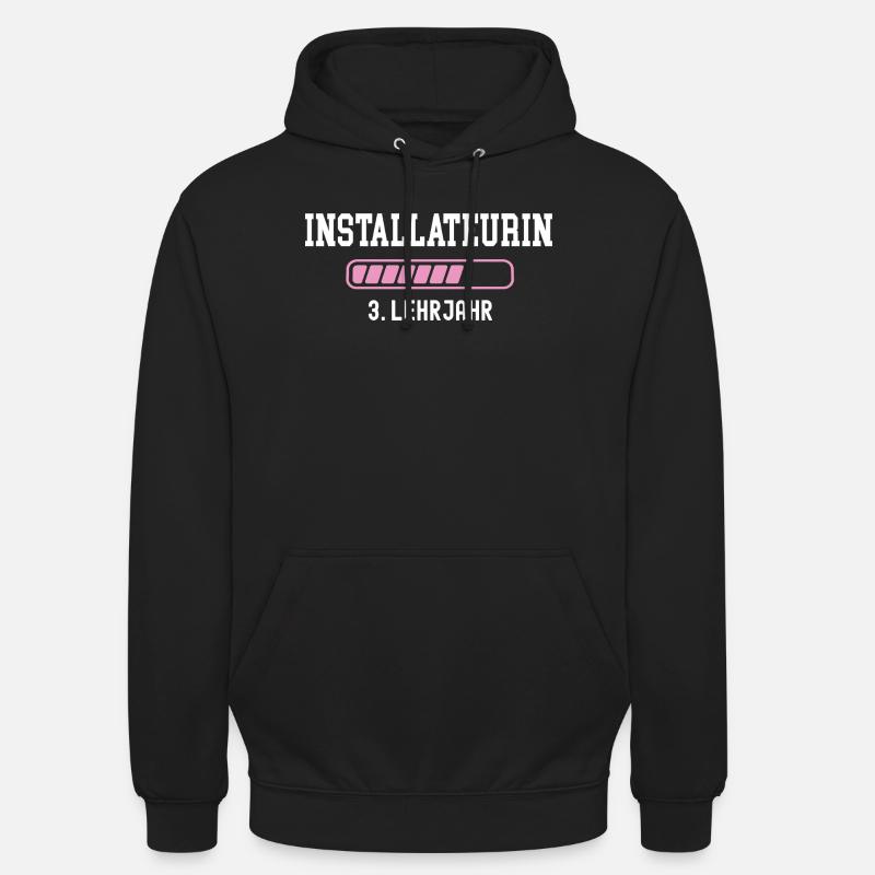 Plumber Apprenticeship 3 Year Plumber - Unisex Hoodie - black