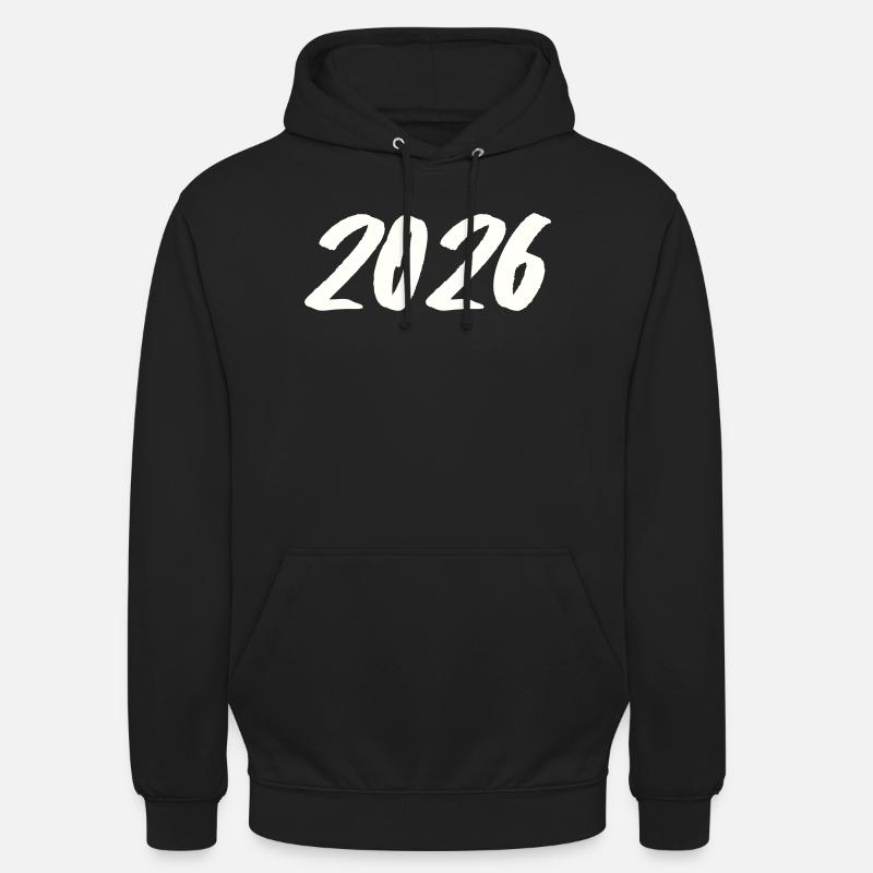 Coup de pinceau année 2026 - Sweat-shirt à capuche unisexe - noir