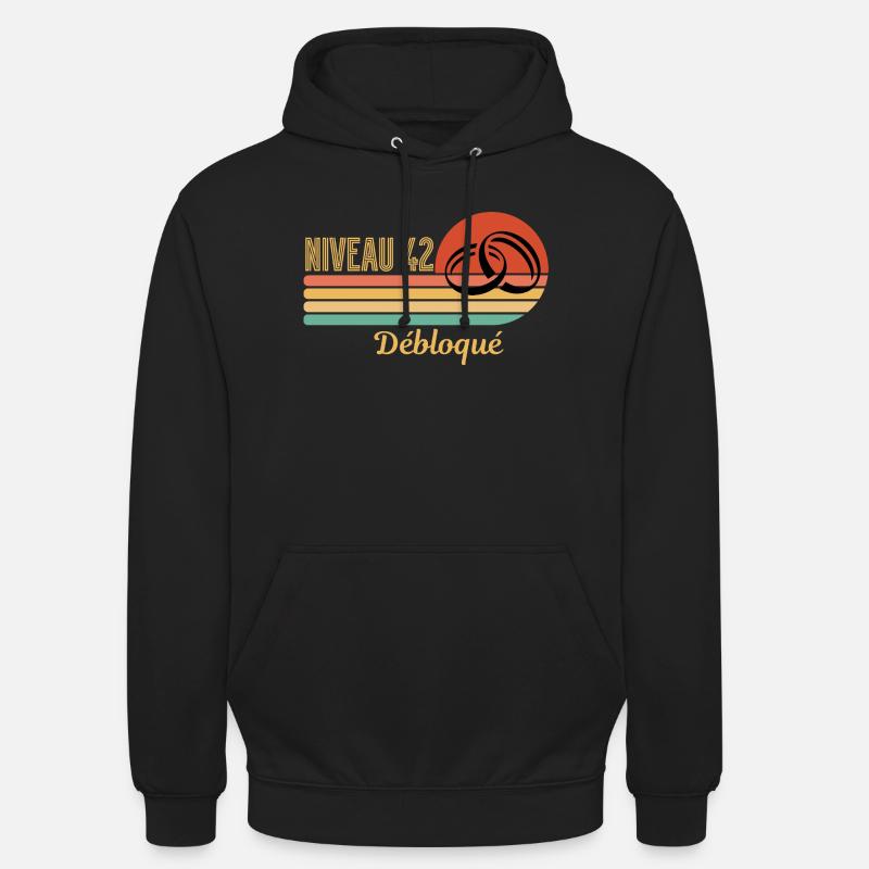 Muttmutter-Hochzeit – 42 Jahre Ehe - Unisex Hoodie - Schwarz