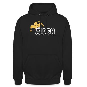 Carnival Aiden - Unisex Hoodie - black - Front - Alina (178cm) & Michal (187cm)