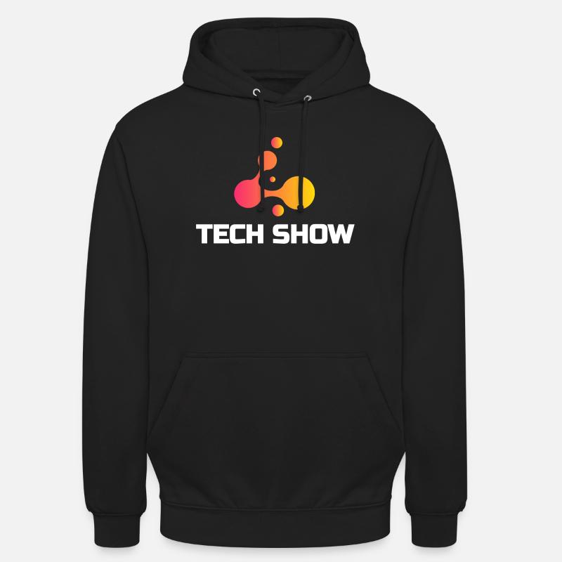Technikshow Neon Blob Tee - Unisex Hoodie - Schwarz