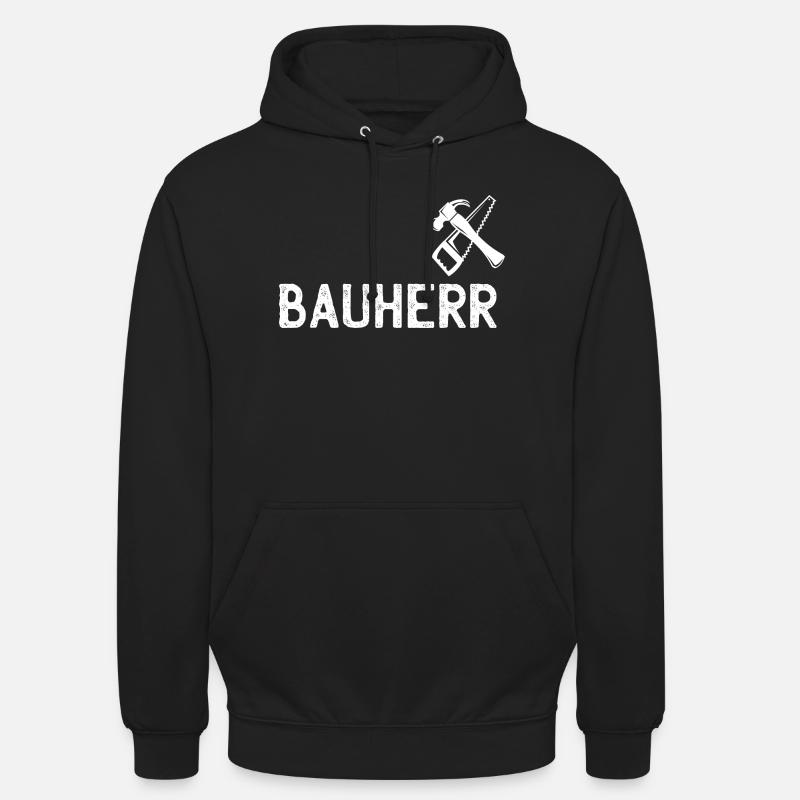 Builder DIY Tool Emblem - Unisex Hoodie - black