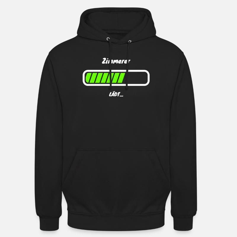 Zimmerer Handwerker Beruf Witziger Spruch - Unisex Hoodie - Schwarz